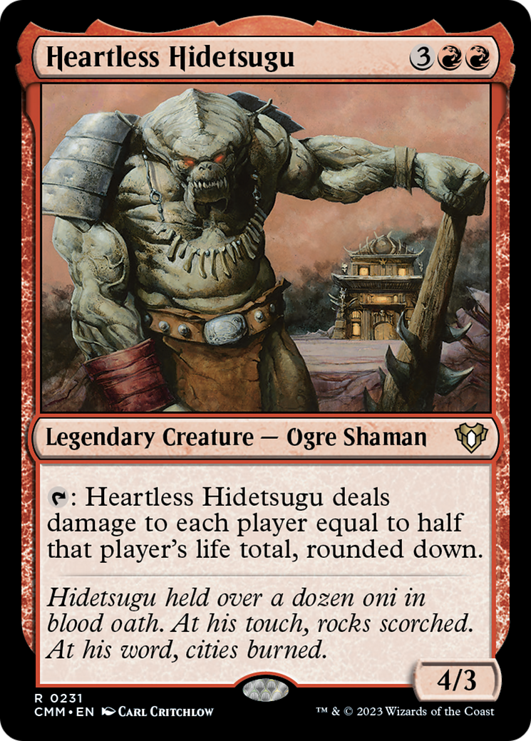 Heartless Hidetsugu [Commander Masters] | Game Grid - Logan