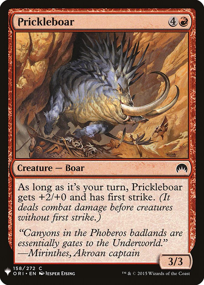 Prickleboar [Mystery Booster] | Game Grid - Logan