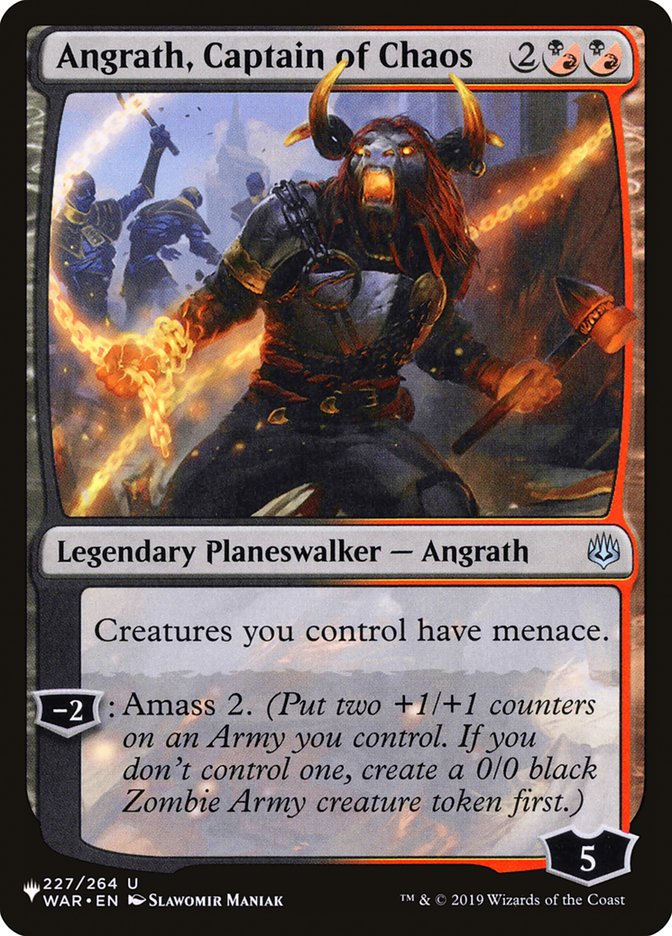 Angrath, Captain of Chaos [The List] | Game Grid - Logan