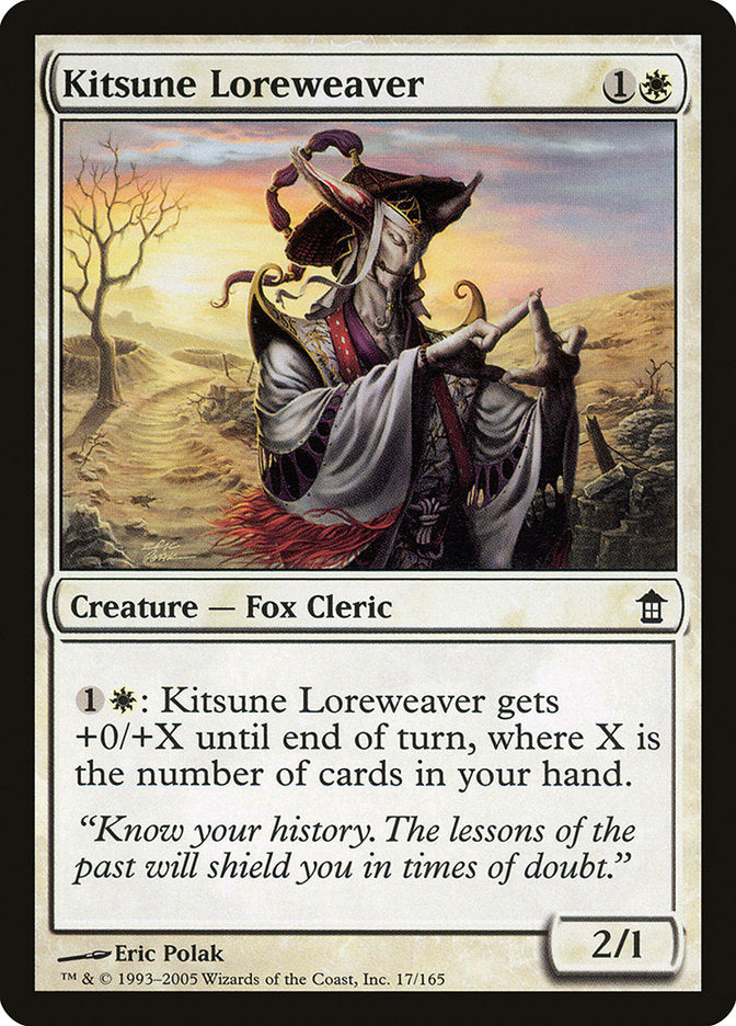 Kitsune Loreweaver [Saviors of Kamigawa] | Game Grid - Logan