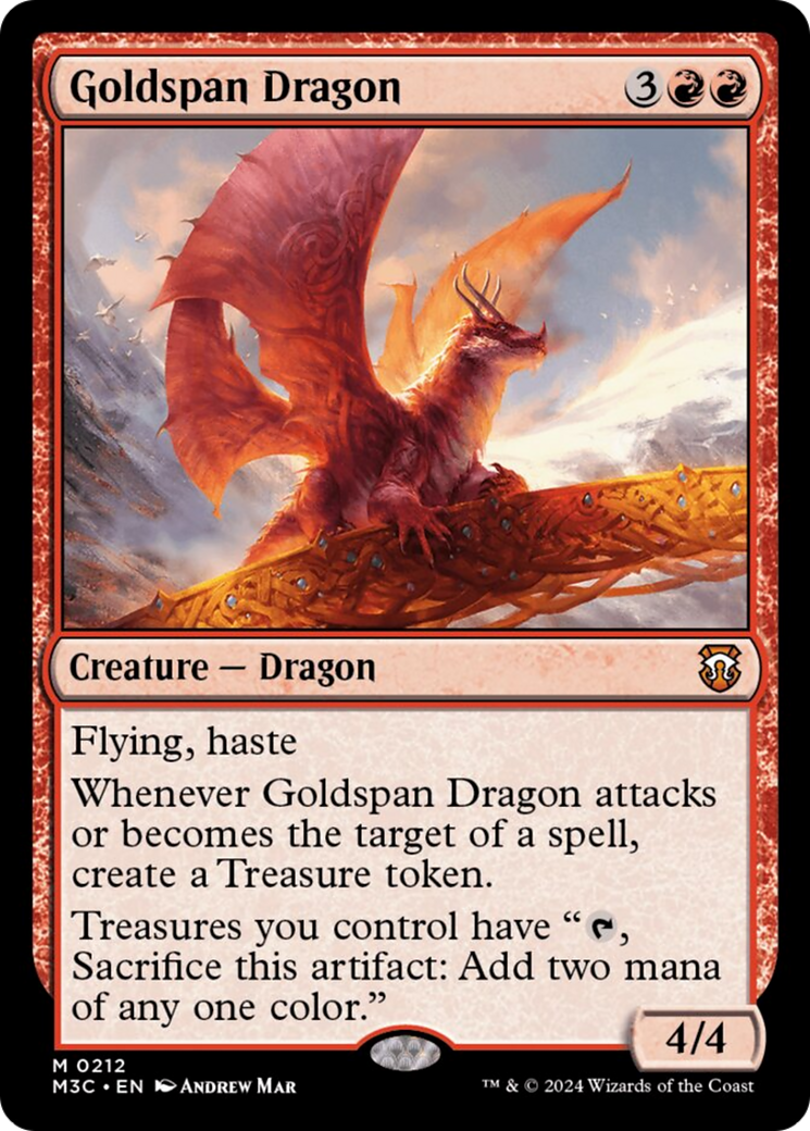 Goldspan Dragon [Modern Horizons 3 Commander] | Game Grid - Logan