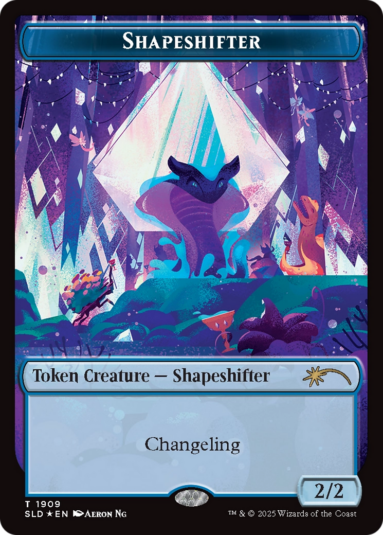Shapeshifter Token (1909) (Double Rainbow Foil) [Secret Lair Drop Series] | Game Grid - Logan