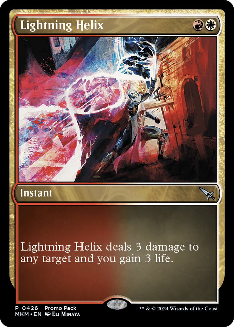 Lightning Helix (Promo Pack) [Murders at Karlov Manor Promos] | Game Grid - Logan
