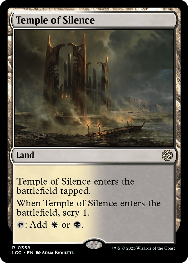 Temple of Silence [The Lost Caverns of Ixalan Commander] | Game Grid - Logan