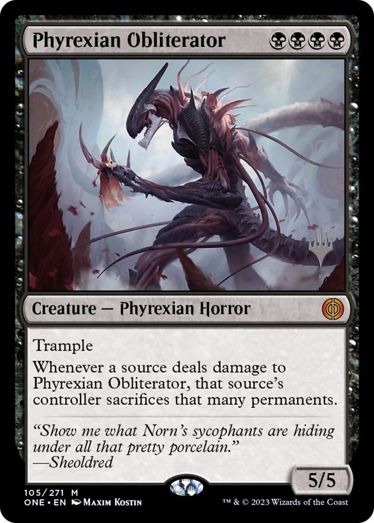 Phyrexian Obliterator (Promo Pack) [Phyrexia: All Will Be One Promos] | Game Grid - Logan