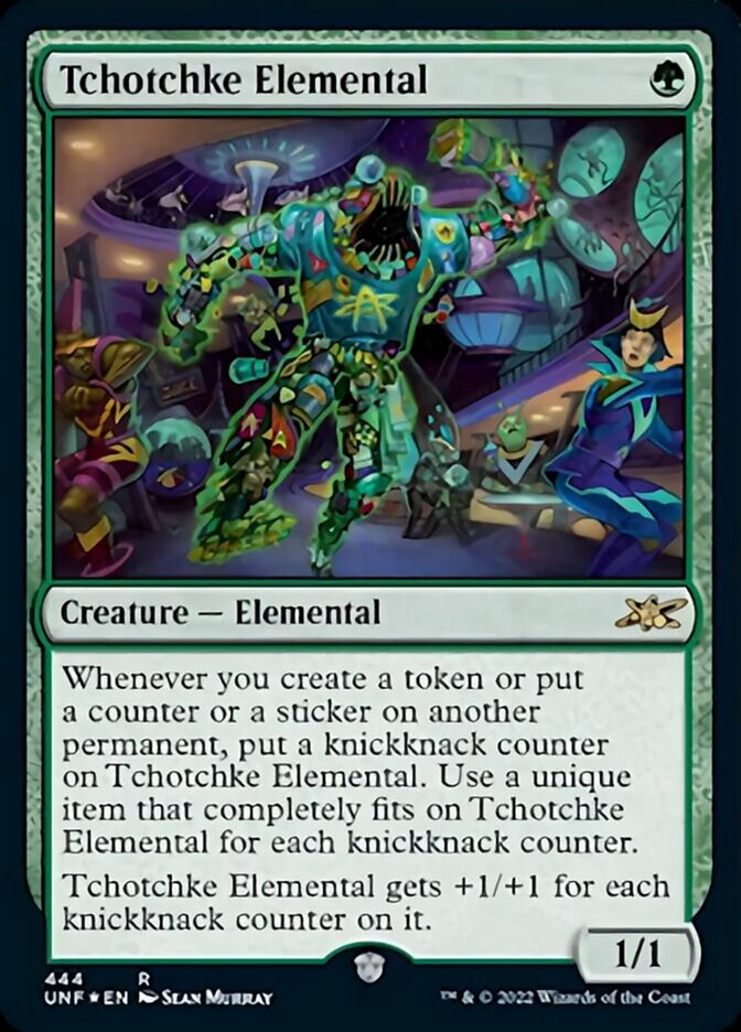 Tchotchke Elemental (Galaxy Foil) [Unfinity] | Game Grid - Logan