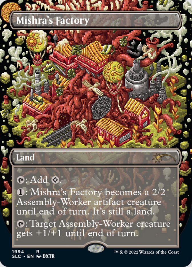 Mishra's Factory (Borderless) [Secret Lair Countdown Kit] | Game Grid - Logan