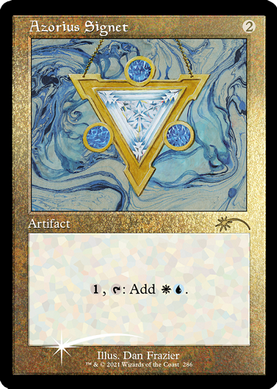 Azorius Signet (Retro) (Foil Etched) [Secret Lair Drop Series] | Game Grid - Logan