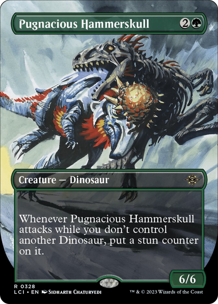 Pugnacious Hammerskull (Borderless) [The Lost Caverns of Ixalan] | Game Grid - Logan