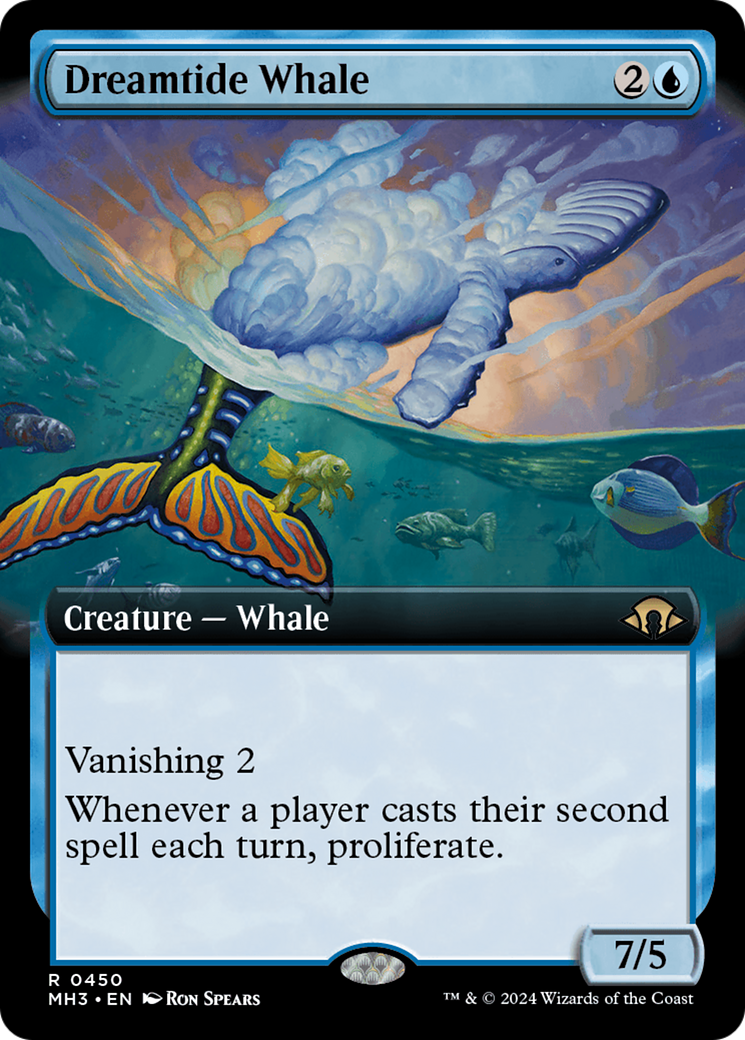 Dreamtide Whale (Extended Art) [Modern Horizons 3] | Game Grid - Logan