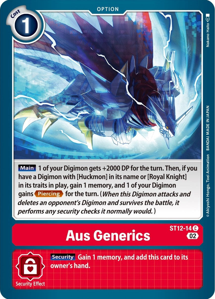 Aus Generics [ST12-14] [Starter Deck: Jesmon] | Game Grid - Logan