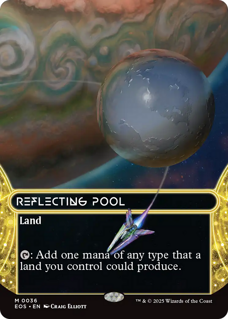 Reflecting Pool (0036) (Borderless) [Edge of Eternities: Stellar Sights] | Game Grid - Logan