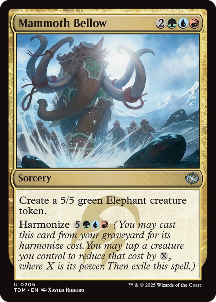Mammoth Bellow [Tarkir: Dragonstorm] | Game Grid - Logan