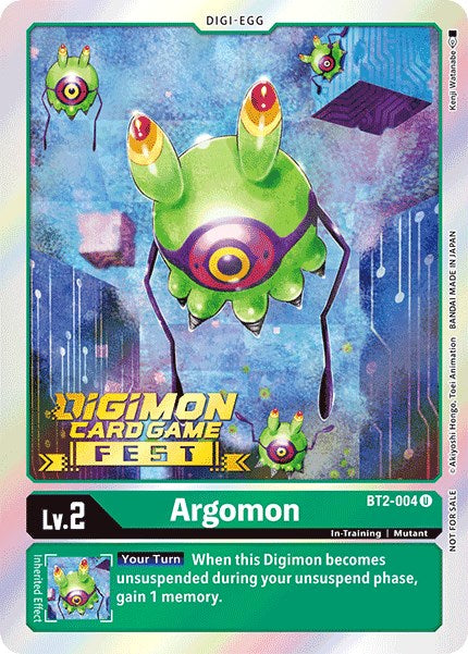Argomon [BT2-004] (Digimon Card Game Fest 2022) [Release Special Booster Promos] | Game Grid - Logan
