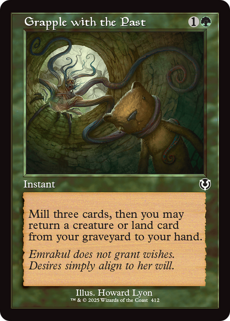 Grapple with the Past (Retro Frame) [Innistrad Remastered] | Game Grid - Logan
