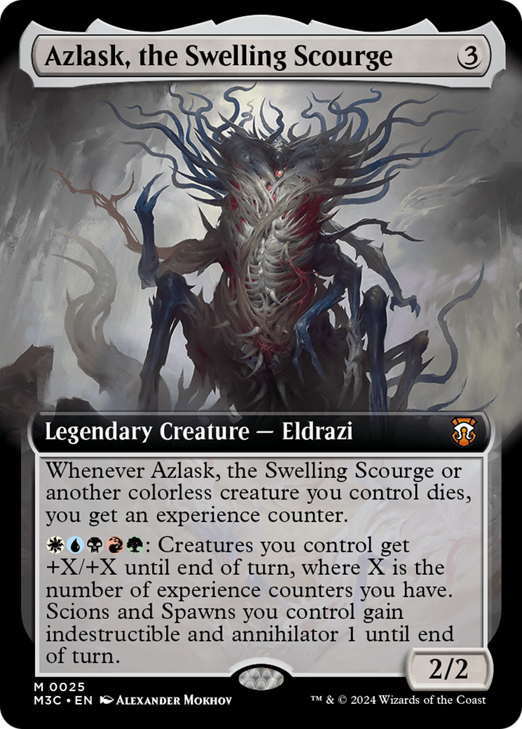 Azlask, the Swelling Scourge (Extended Art) [Modern Horizons 3 Commander] | Game Grid - Logan