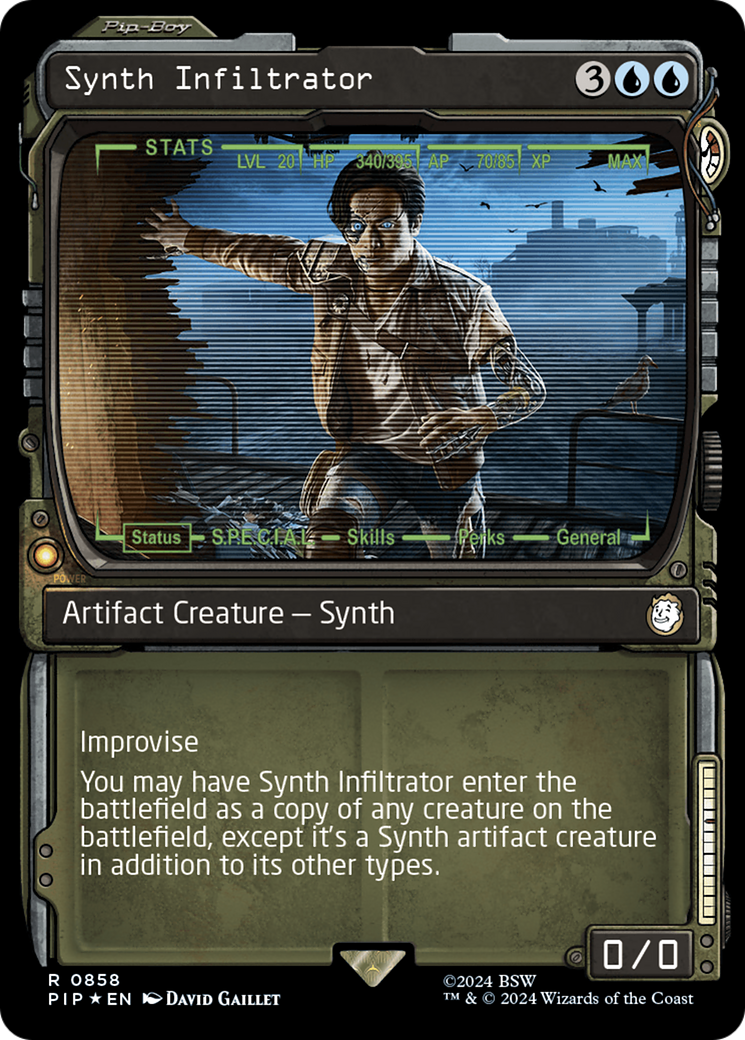 Synth Infiltrator (Showcase) (Surge Foil) [Fallout] | Game Grid - Logan