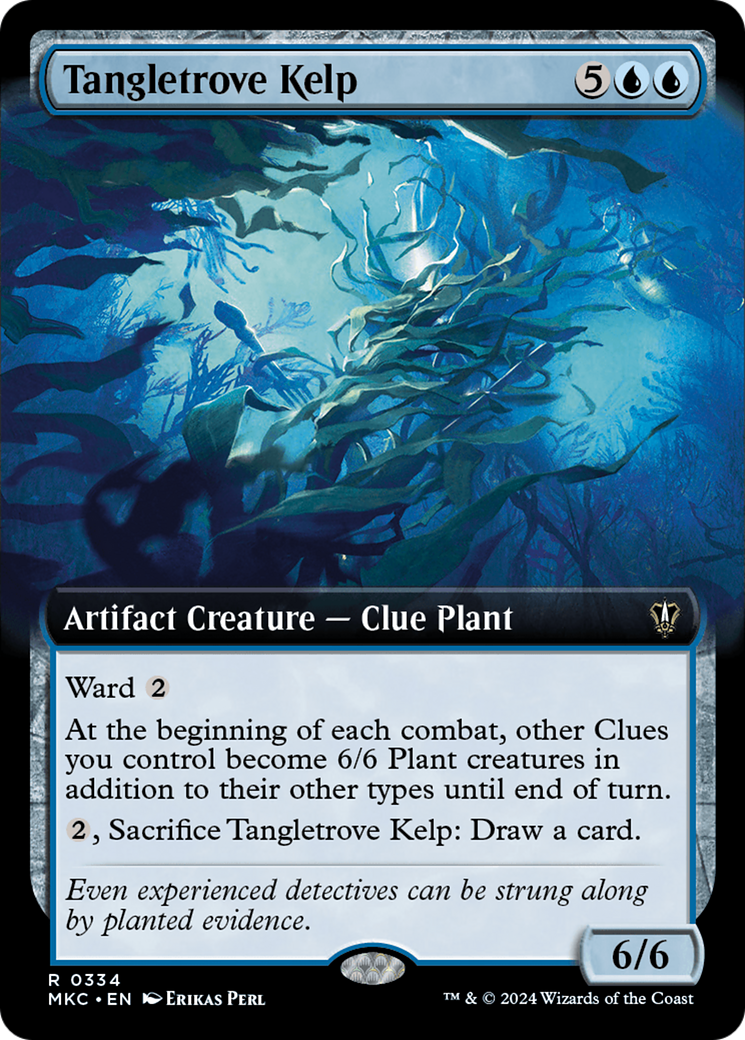 Tangletrove Kelp (Extended Art) [Murders at Karlov Manor Commander] | Game Grid - Logan