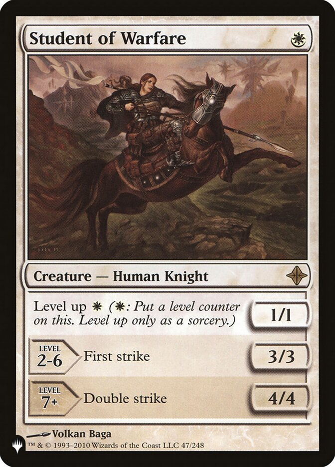 Student of Warfare [The List] | Game Grid - Logan