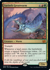 Sarinth Greatwurm (Promo Pack) [The Brothers' War Promos] | Game Grid - Logan