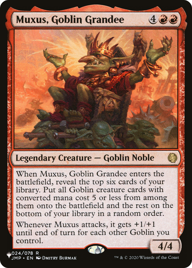 Muxus, Goblin Grandee [The List] | Game Grid - Logan