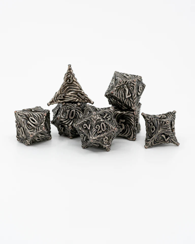 Metal RPG Dice Set: Haephestus | Game Grid - Logan