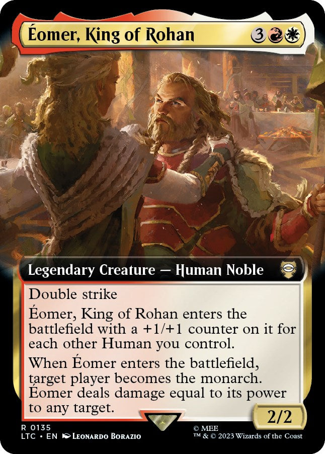 Eomer, King of Rohan (Extended Art) [The Lord of the Rings: Tales of Middle-Earth Commander] | Game Grid - Logan