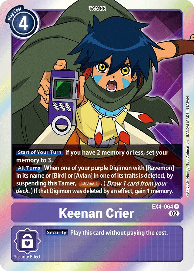 Keenan Crier [EX4-064] [Alternative Being Booster] | Game Grid - Logan