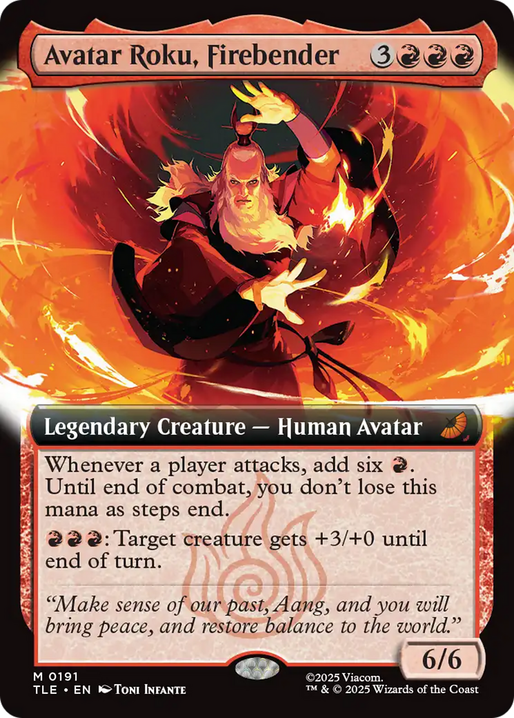 Avatar Roku, Firebender (Extended Art) [Avatar: The Last Airbender: Eternal-Legal] | Game Grid - Logan