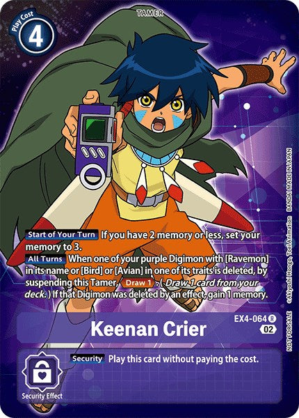 Keenan Crier [EX4-064] (Alternate Art) [Alternative Being Booster] | Game Grid - Logan