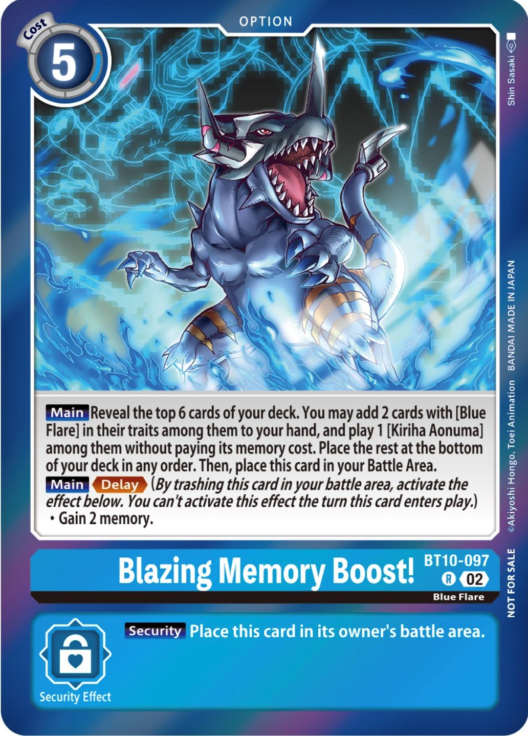 Blazing Memory Boost! [BT10-097] (Event Pack 5) [Xros Encounter Promos] | Game Grid - Logan
