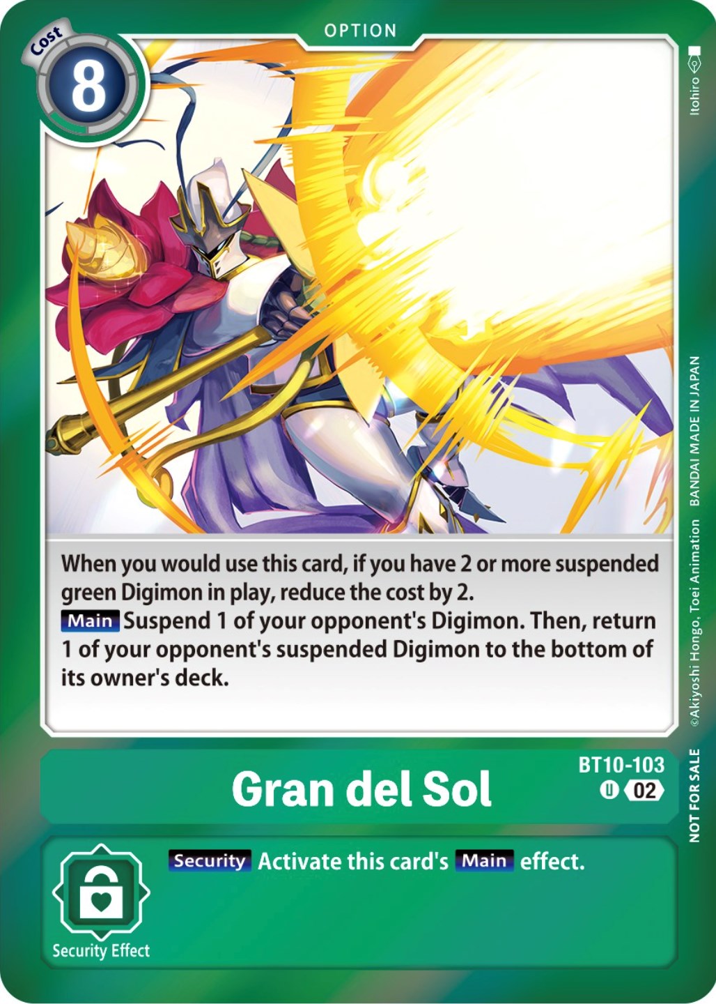 Gran del Sol [BT10-103] (Event Pack 5) [Xros Encounter Promos] | Game Grid - Logan