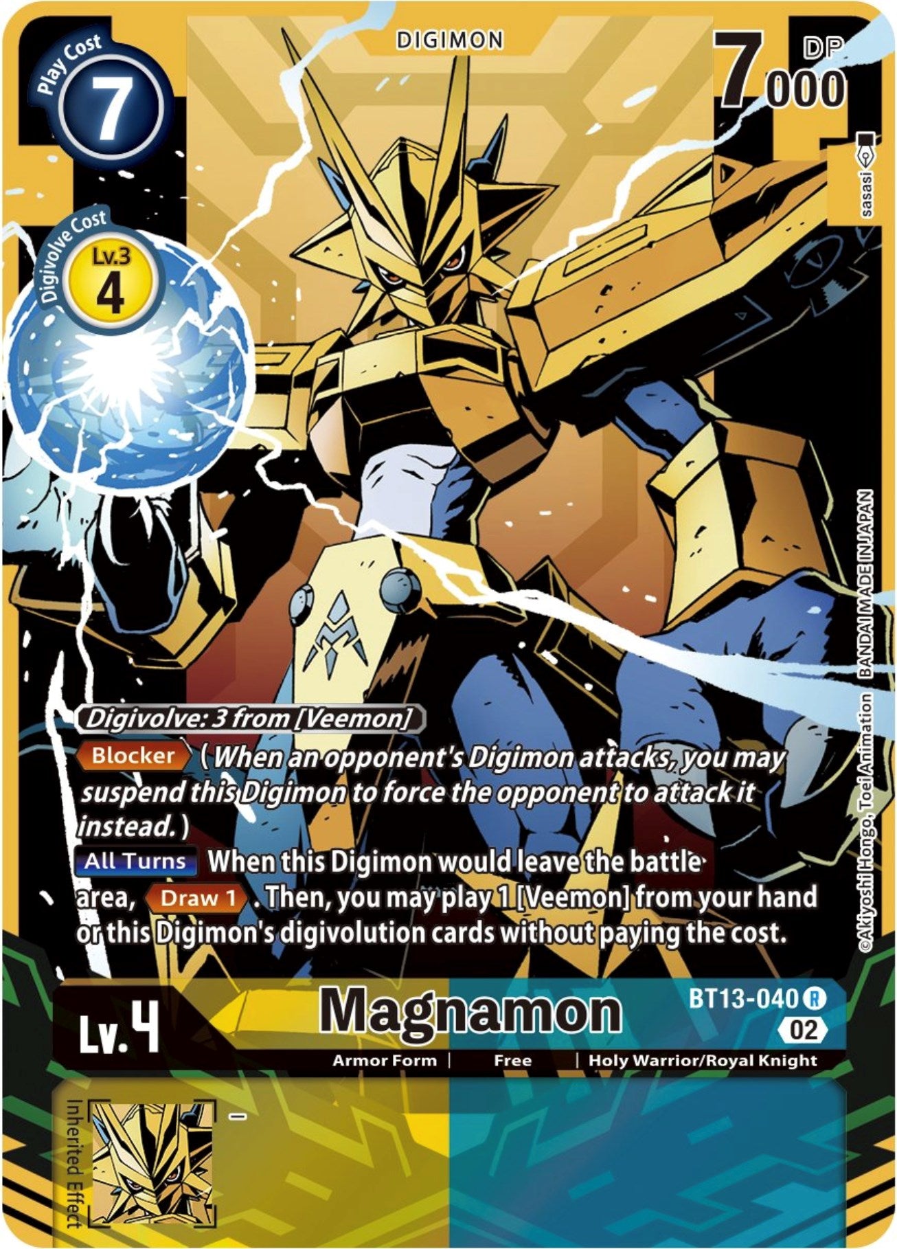 Magnamon [BT13-040] (Alternate Art) [Versus Royal Knights Booster] | Game Grid - Logan