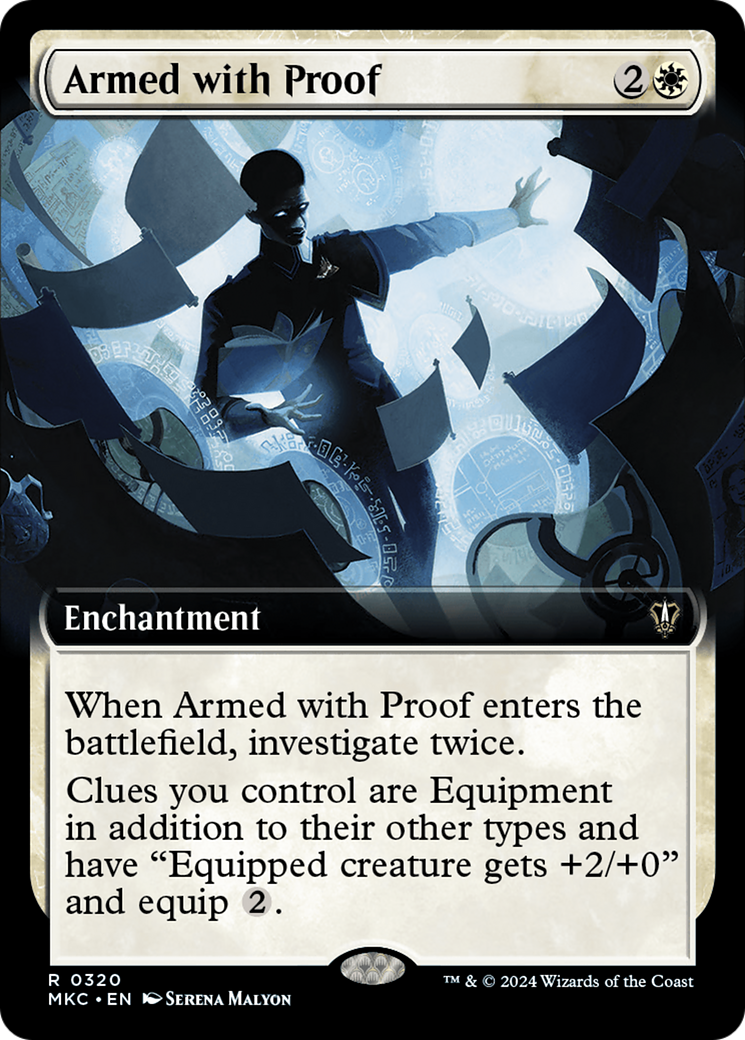 Armed with Proof (Extended Art) [Murders at Karlov Manor Commander] | Game Grid - Logan