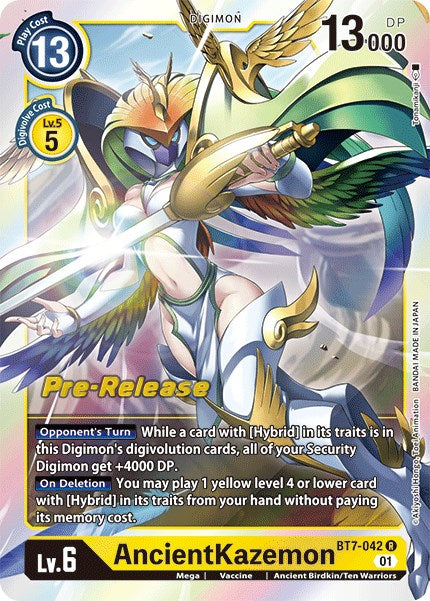 AncientKazemon [BT7-042] [Next Adventure Pre-Release Cards] | Game Grid - Logan