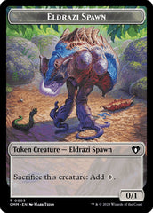 Eldrazi Spawn // Elf Druid Double-Sided Token [Commander Masters Tokens] | Game Grid - Logan