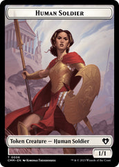 Human Soldier // Drake Double-Sided Token [Commander Masters Tokens] | Game Grid - Logan