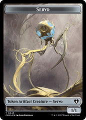 Servo // Knight Double-Sided Token [Commander Masters Tokens] | Game Grid - Logan