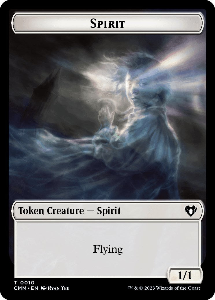 Spirit (0010) // Satyr Double-Sided Token [Commander Masters Tokens] | Game Grid - Logan