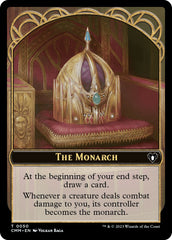 The Monarch // Dragon Egg Double-Sided Token [Commander Masters Tokens] | Game Grid - Logan