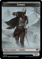 Zombie (0019) // Cat (0030) Double-Sided Token [Commander Masters Tokens] | Game Grid - Logan