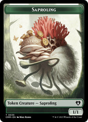 Saproling // Thrull Double-Sided Token [Commander Masters Tokens] | Game Grid - Logan