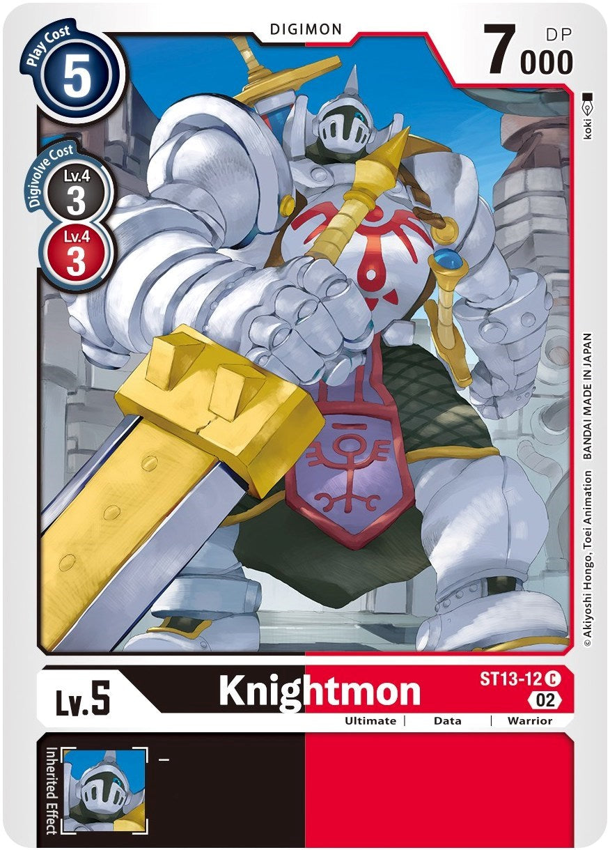 Knightmon [ST13-12] [Starter Deck: Ragnaloardmon] | Game Grid - Logan