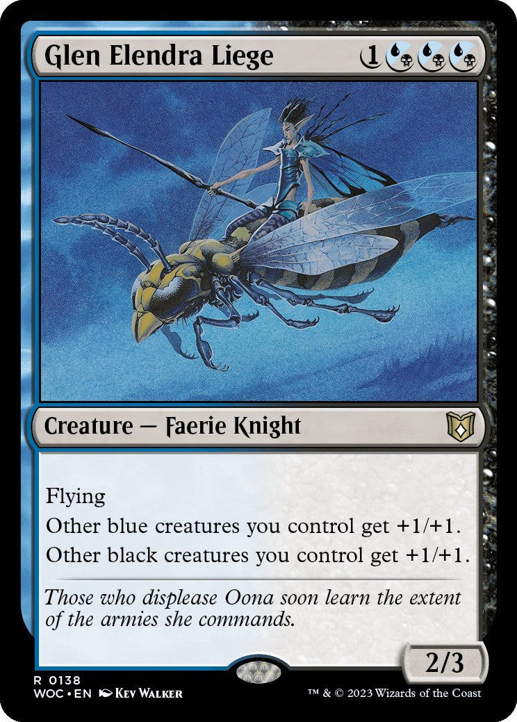 Glen Elendra Liege [Wilds of Eldraine Commander] | Game Grid - Logan