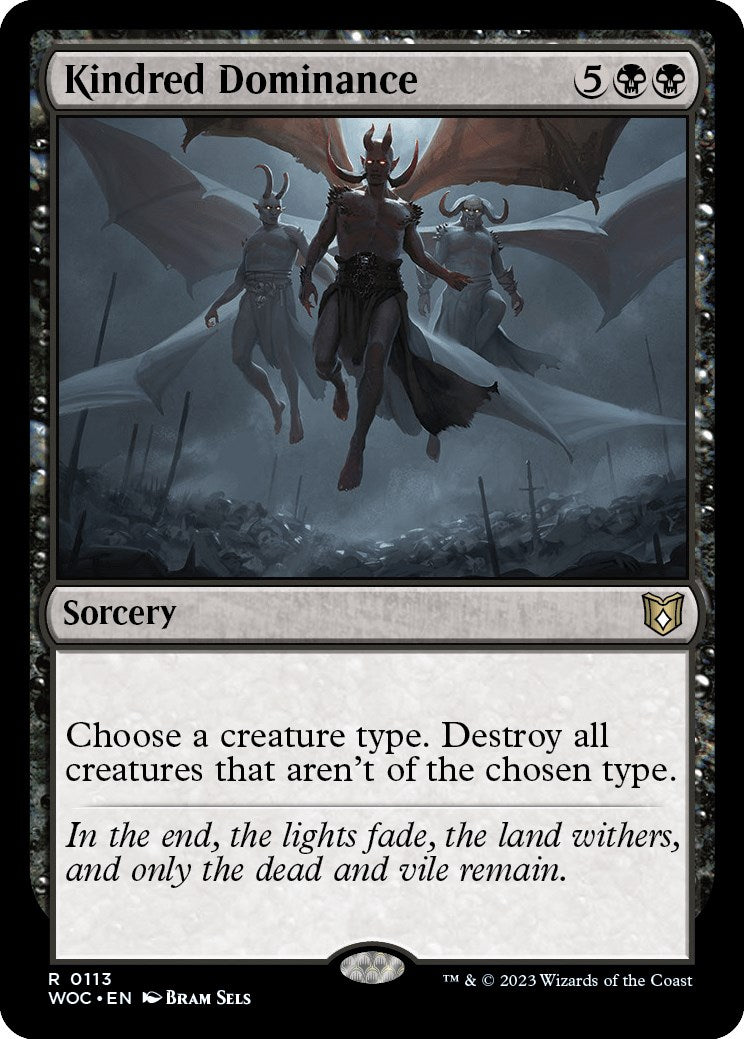 Kindred Dominance [Wilds of Eldraine Commander] | Game Grid - Logan