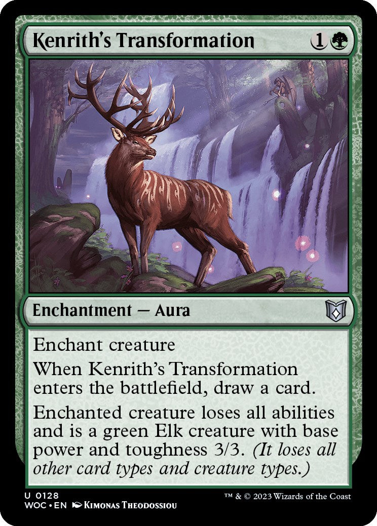 Kenrith's Transformation [Wilds of Eldraine Commander] | Game Grid - Logan
