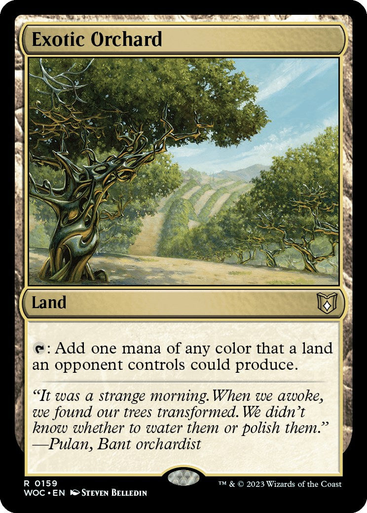 Exotic Orchard [Wilds of Eldraine Commander] | Game Grid - Logan