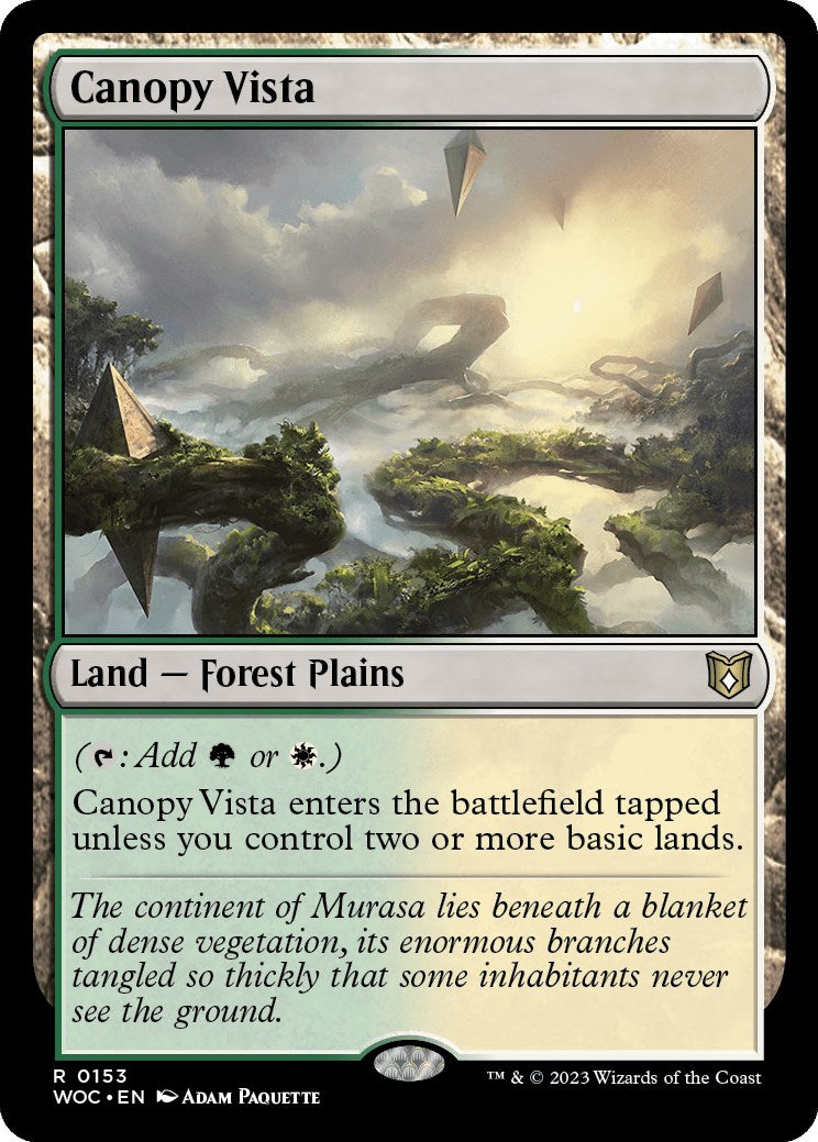 Canopy Vista [Wilds of Eldraine Commander] | Game Grid - Logan