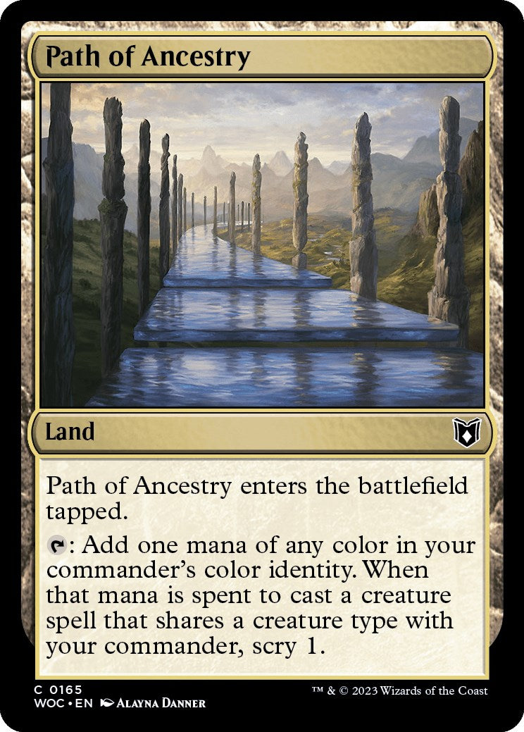 Path of Ancestry [Wilds of Eldraine Commander] | Game Grid - Logan