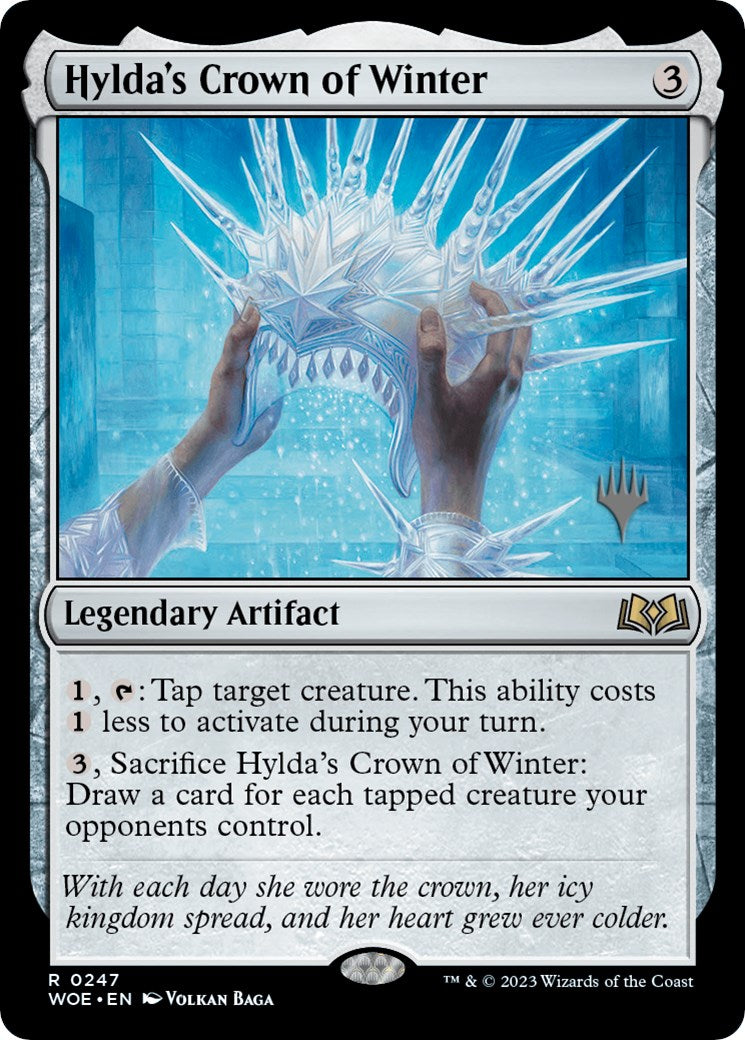 Hylda's Crown of Winter (Promo Pack) [Wilds of Eldraine Promos] | Game Grid - Logan